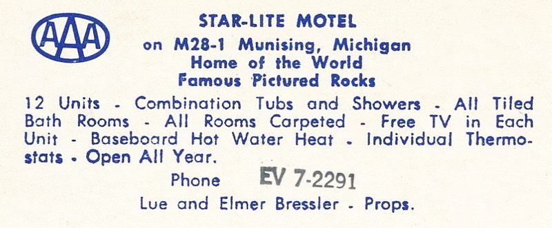 Superior Motel & Suites (Star-Lite Motel, Star Lite Motel) - Vintage Postcard (newer photo)